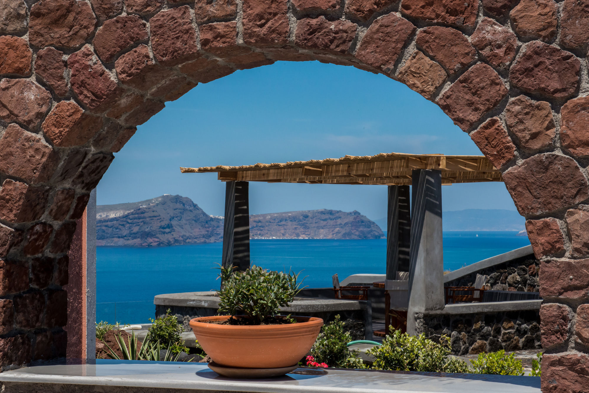 Our Villa Santorini Akrotírion Esterno foto